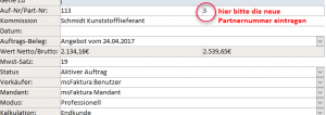 Partnermanager Quadrant 3 -Aufträge