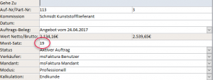 Partnermanager MwSt Satz