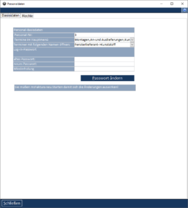 Formular Personaldetails