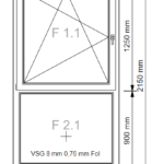 Fenster mit Unterlicht