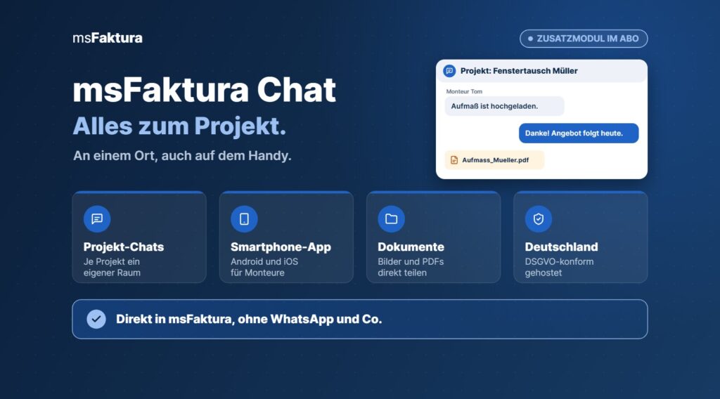msFaktura Chat
