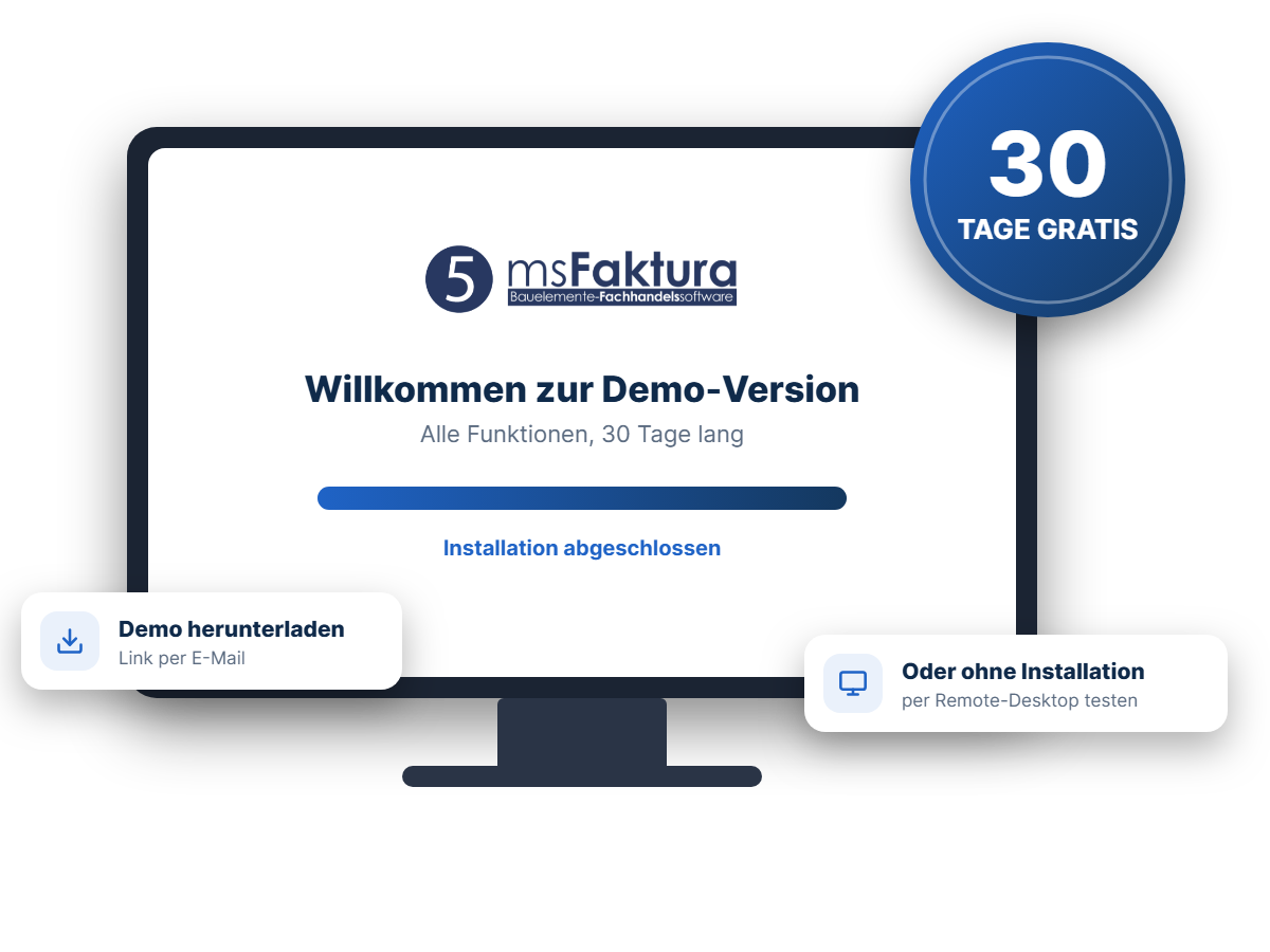 msFaktura Demo-Version